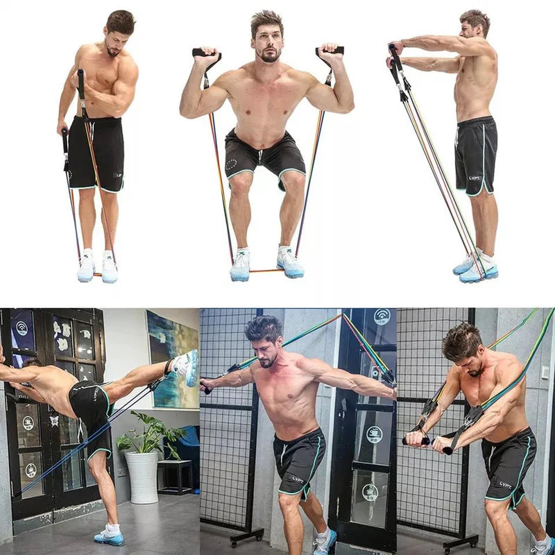 The Ultimate Resistance Bands Set Unisex |  مجموعة أحزمة المقاومة الشاملة للجنسين 💪🔥