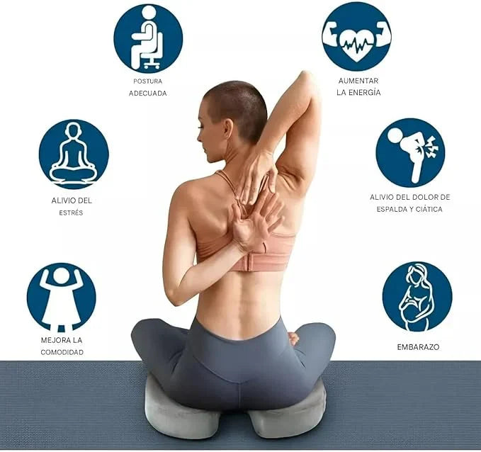 DENX Gel U-Shaped Seat Cushion  وسادة جل دنكس على شكل U للجلوس
