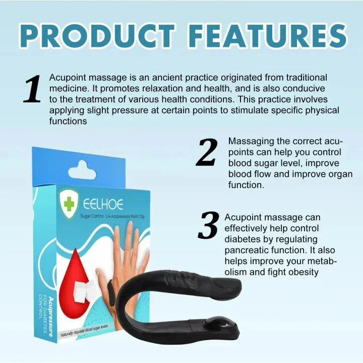 EELHOE Acupressure Point Clip (LI4)  مشبك الإبر الضاغطة إيليهو لنقطة LI4