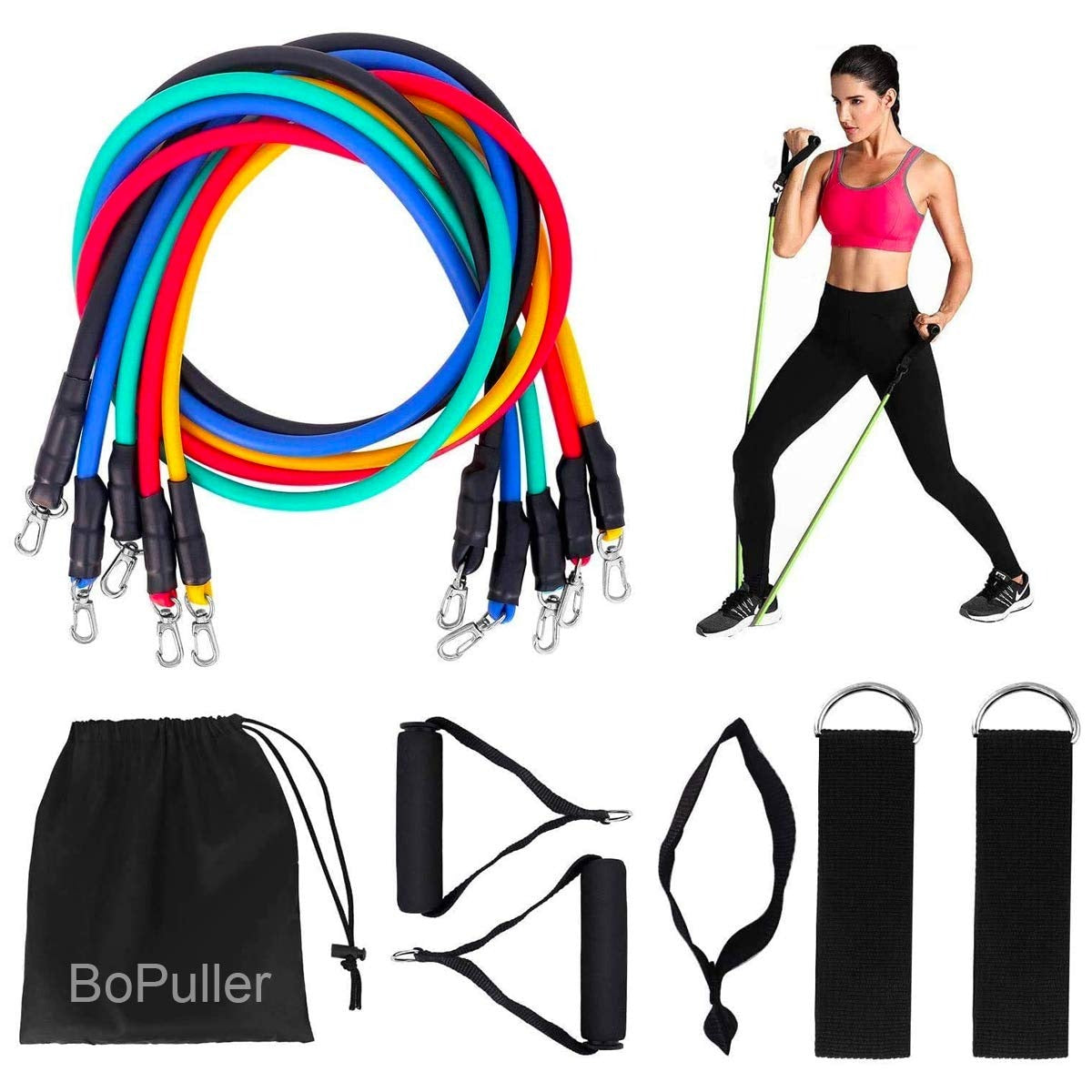 The Ultimate Resistance Bands Set Unisex |  مجموعة أحزمة المقاومة الشاملة للجنسين 💪🔥